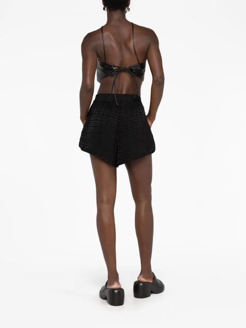 Givenchy 4G-print mini shorts - Black