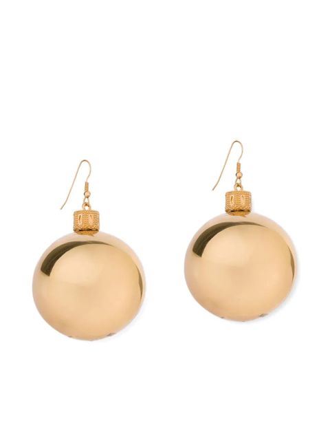 Moschino sphere-shape drop earrings - Gold