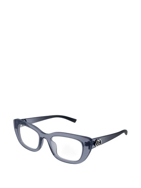 Gucci Eyewear cat-eye glasses - Blue - zdjęcie produktu nr 2