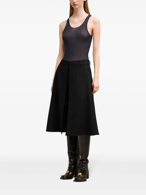 AMI Paris paneled knee-length shorts - Black