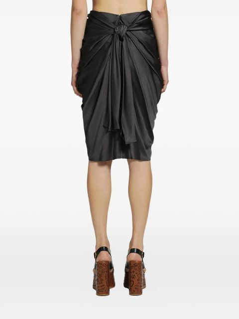 Chloé knot skirt - Grey