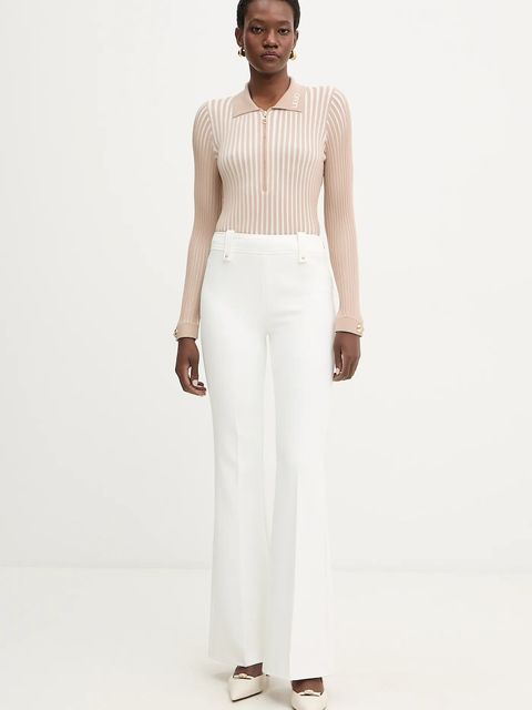 Liu Jo sweter damski kolor beżowy lekki TA6115 MS55N