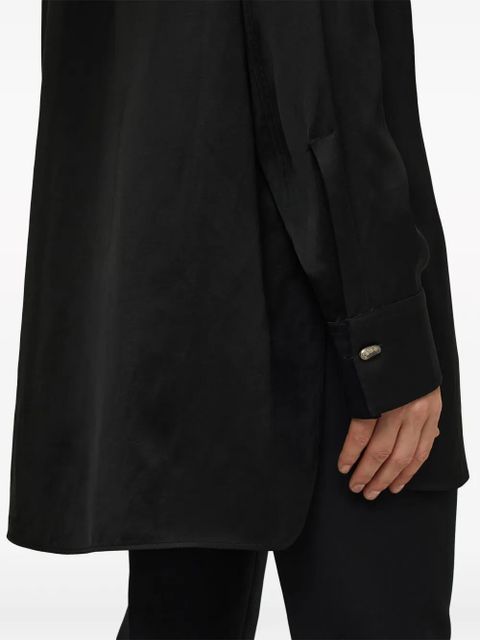 Jil Sander Thursday P.M. linen-blend shirt - Black