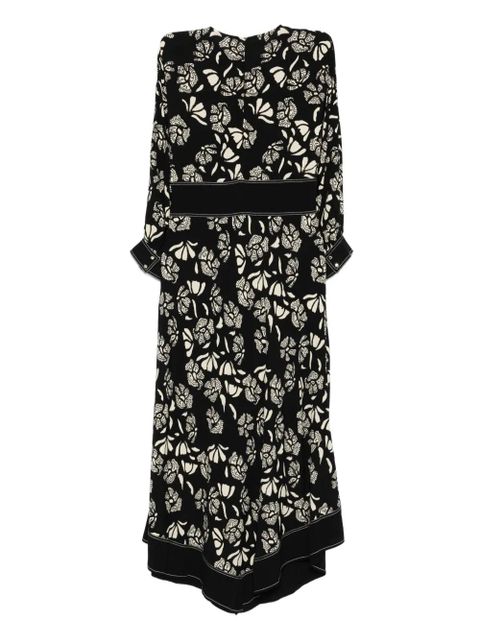 Ba&Sh floral-print midi dress - Black - zdjęcie produktu nr 2