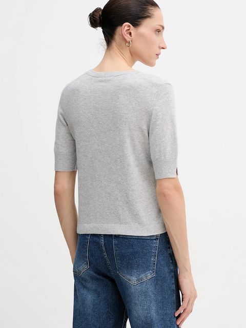 United Colors of Benetton sweter damski kolor szary lekki 1002D10D2