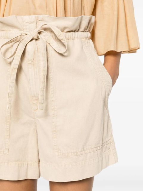 MARANT ÉTOILE Ipolyte cotton shorts - Neutrals