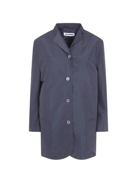 Jil Sander patch-pocket coat - Grey - zdjęcie produktu nr 1