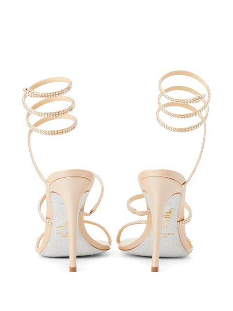 René Caovilla 105mm Cleo sandals - Pink
