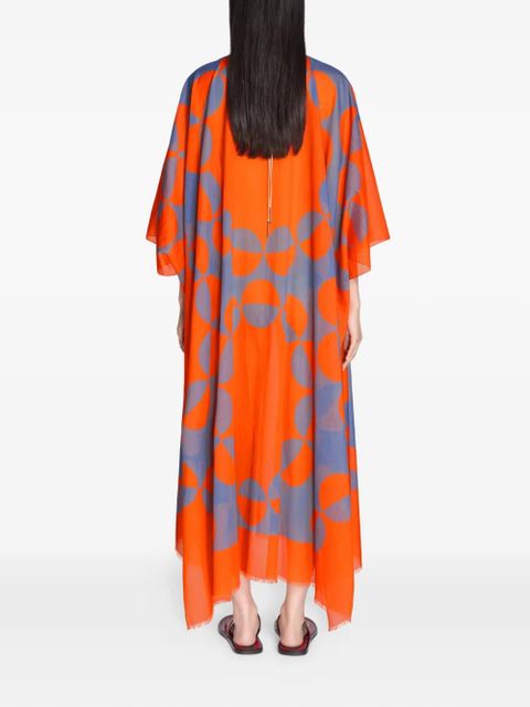 DRIES VAN NOTEN printed kaftan - Orange