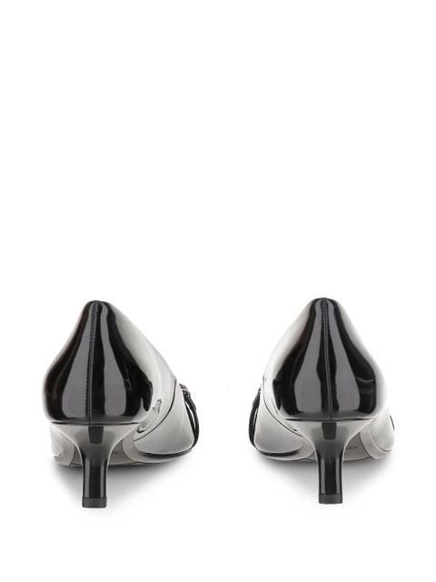 PINKO 50mm embellished pointed-toe heeled pumps - Z99 BLACK - zdjęcie produktu nr 2