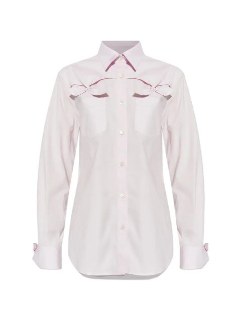 Moschino bow-detail shirt - Pink - zdjęcie produktu nr 1