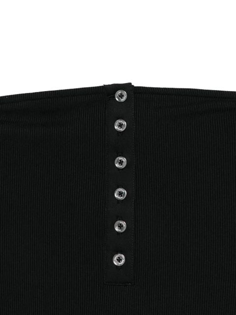 TOTEME ribbed strapless swimsuit - Black