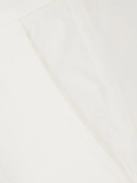 Max Mara stretch-satin tailored trousers - White