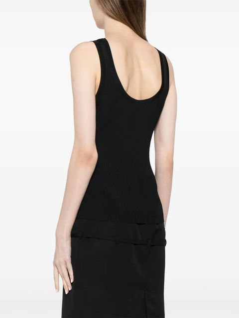 ZIMMERMANN Halliday ribbed tank top - Black