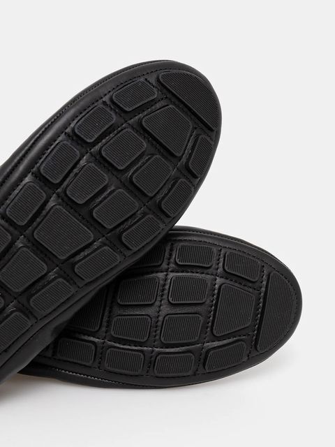 BOSS baleriny skórzane Roxanne