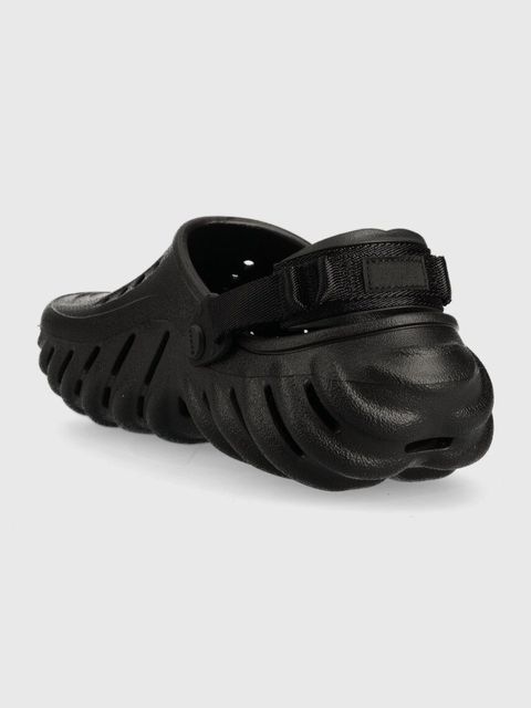 Crocs klapki Echo Clog kolor czarny 207937
