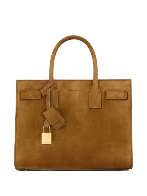 Saint Laurent baby Sac De Jour suede tote bag - Brown - zdjęcie produktu nr 1