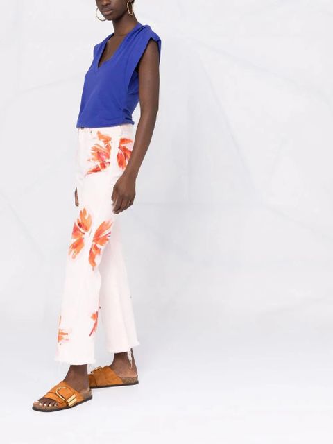 Alanui Desert Island flared jeans - Pink