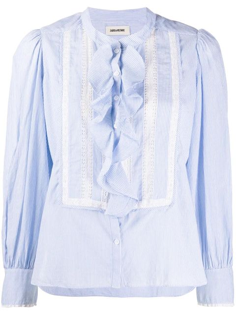 Zadig&Voltaire Temple striped shirt - Blue - zdjęcie produktu nr 1