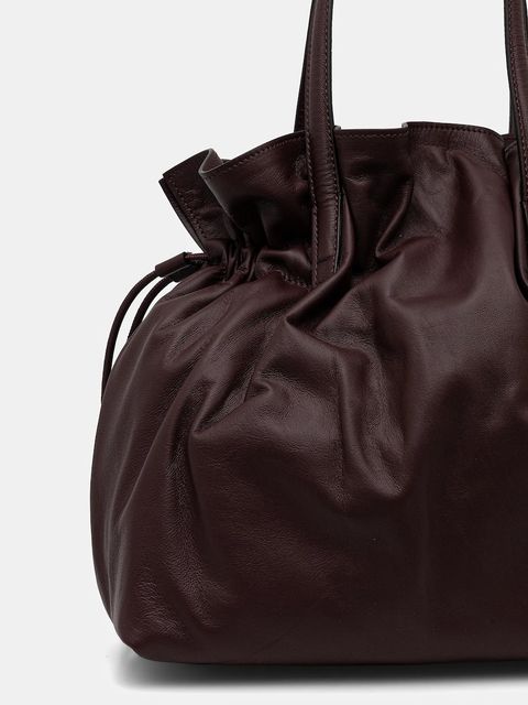 Marella torebka skórzana kolor szary 2523519047200