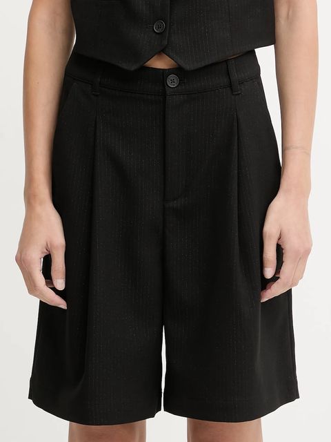 Marc O'Polo szorty damskie kolor czarny wzorzyste high waist 5000007582 - zdjęcie produktu nr 1