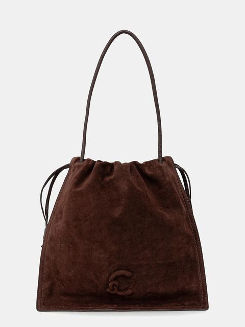 Coccinelle torebka zamszowa COCCINELLEDULSE SUEDE kolor brązowy E1 SS6 11 01 01 - zdjęcie produktu nr 1