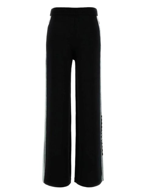 Casablanca merino side-stripe sweatpants - Black - zdjęcie produktu nr 2