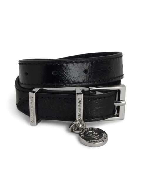 Zadig&Voltaire Sunny leather bracelet - Black - zdjęcie produktu nr 1