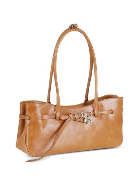 Marge Sherwood Grandma Used buckle shoulder bag - Neutrals