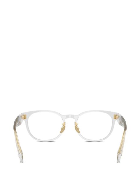 Prada Eyewear round-frame glasses - White