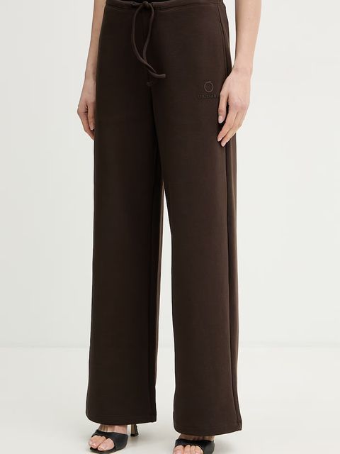 Trussardi spodnie dresowe damskie bawełniane - zdjęcie produktu nr 2