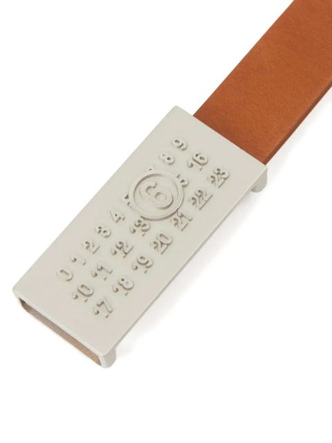 MM6 Maison Margiela Numeric belt - Brown - zdjęcie produktu nr 2