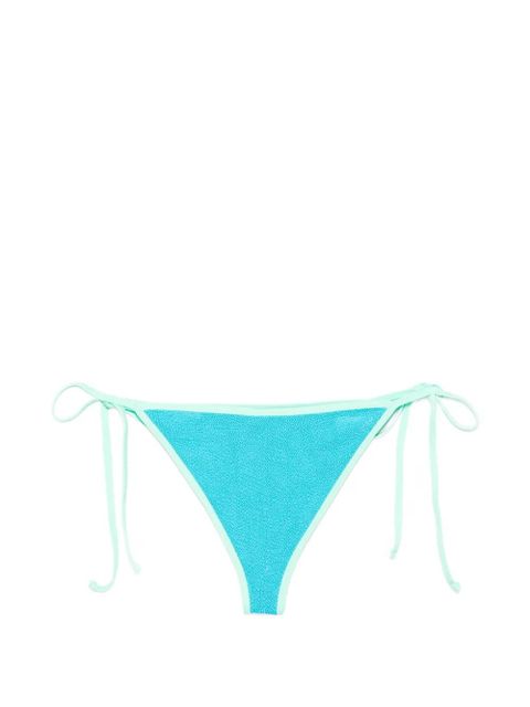 Bond-eye Contrast Anisha side-tie bikini bottoms - Blue - zdjęcie produktu nr 2