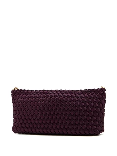 NAGHEDI Gala woven handle shoulder bag - Purple
