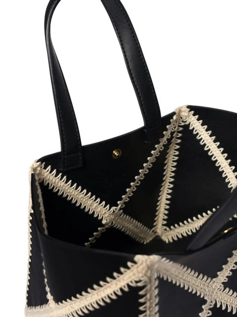 Nanushka small The Origami tote bag - Black