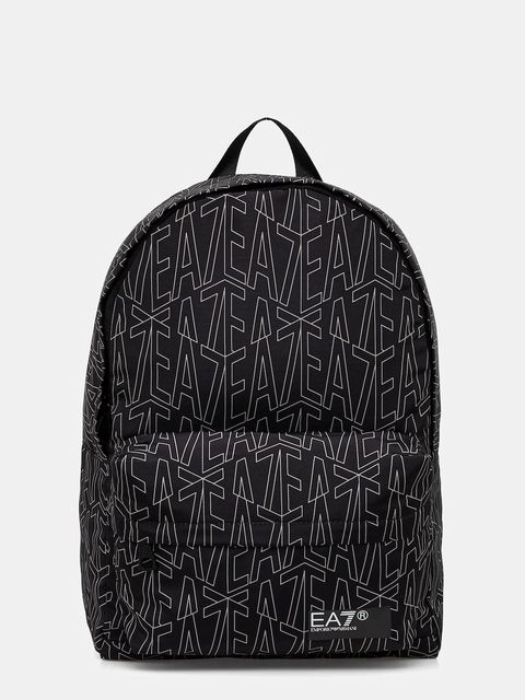 EA7 Emporio Armani plecak kolor czarny duży wzorzysty AF10465.7X000001 - zdjęcie produktu nr 1