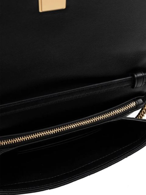 Tory Burch Kira Chevron Chain wallet - Black