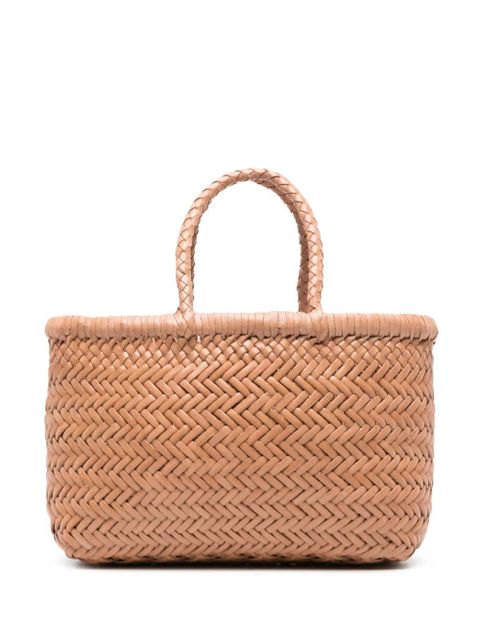 DRAGON DIFFUSION Flat Gora leather tote bag - Neutrals - zdjęcie produktu nr 1