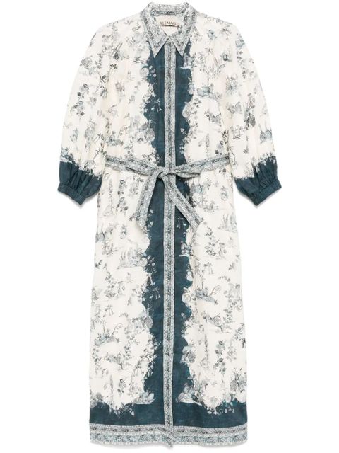 ALEMAIS Casa midi dress - Neutrals - zdjęcie produktu nr 1