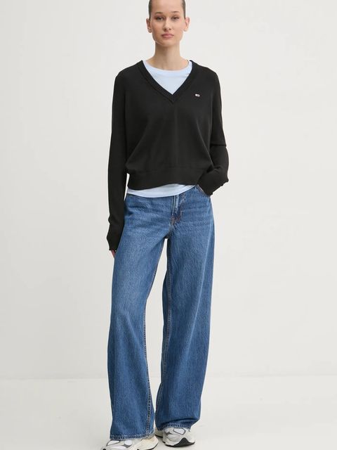 Tommy Jeans sweter bawełniany - zdjęcie produktu nr 2