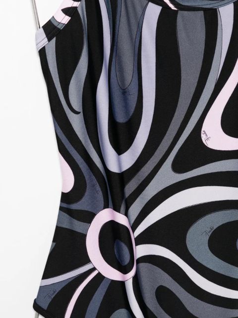 PUCCI square-neck swimsuit - Black