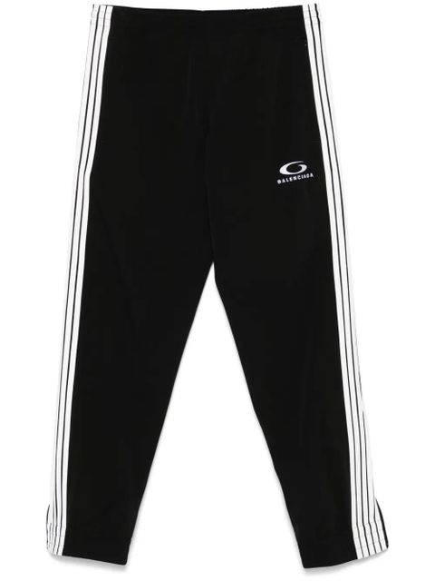 Balenciaga logo-embroidered track pants - Black - zdjęcie produktu nr 1