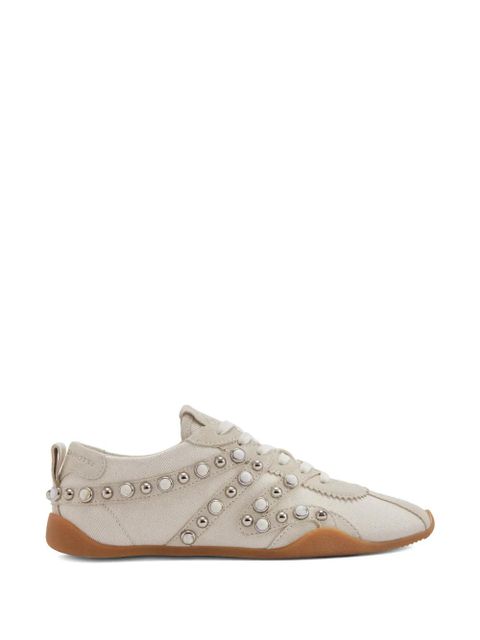 Giuseppe Zanotti stud-embellished low-top sneakers - Neutrals - zdjęcie produktu nr 1