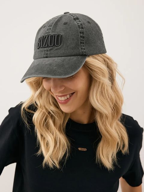Bizuu czapka z daszkiem bawełniana ZANE kolor szary ZANE SZARY - zdjęcie produktu nr 1