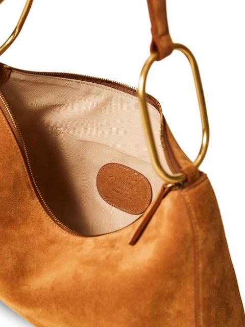 TWINSET medium Liliane ring-detail shoulder bag - Brown