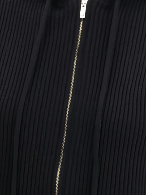 Max Mara hooded zip gilet - Black