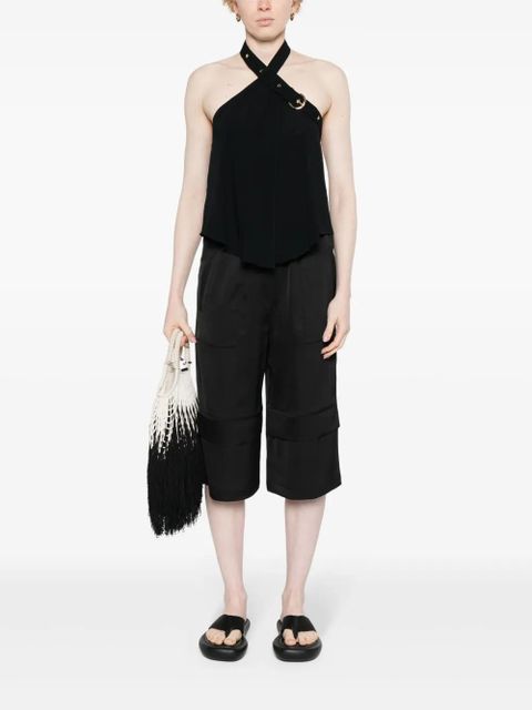 PINKO Tantalo halterneck top - Black - zdjęcie produktu nr 2