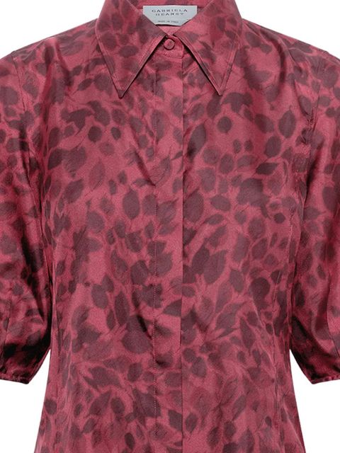 Gabriela Hearst Sansi puff-sleeve blouse - Pink - zdjęcie produktu nr 2