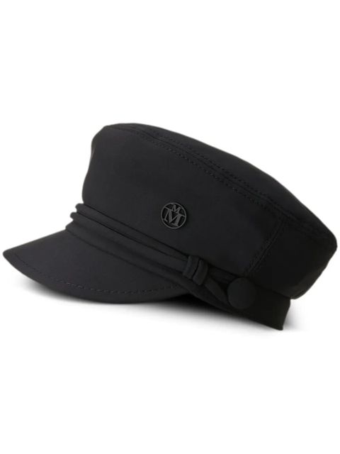 Maison Michel New Abby twill baker boy hat - Black - zdjęcie produktu nr 1
