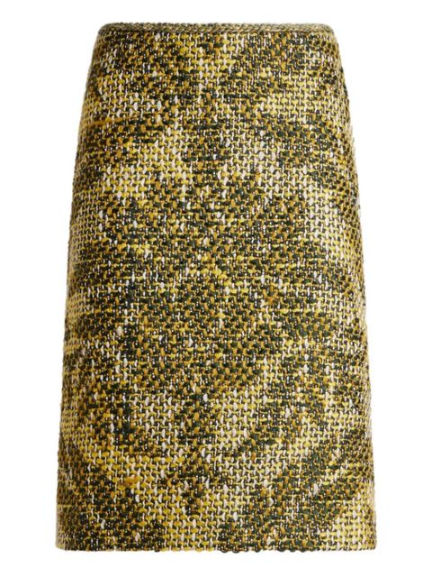ETRO jacquard basketweave skirt - Neutrals - zdjęcie produktu nr 1